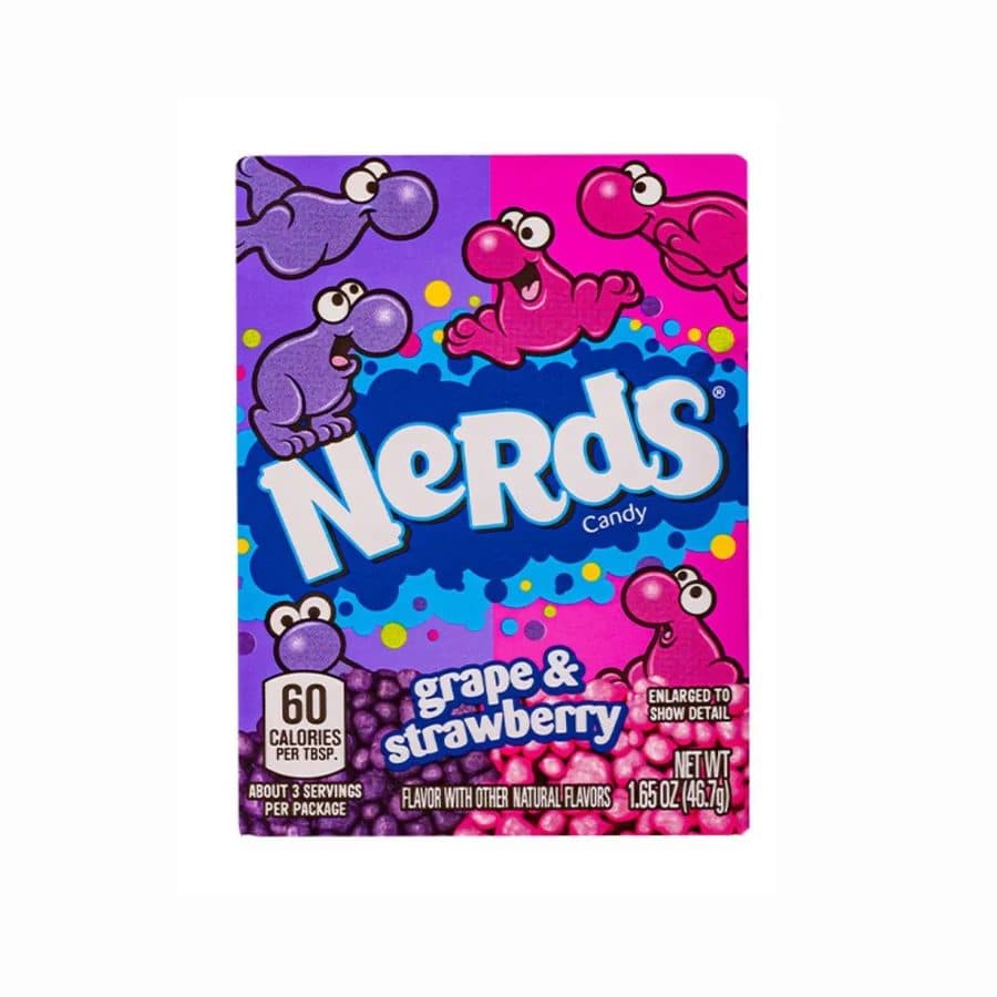 Nerds Uva y Fresa 46 g