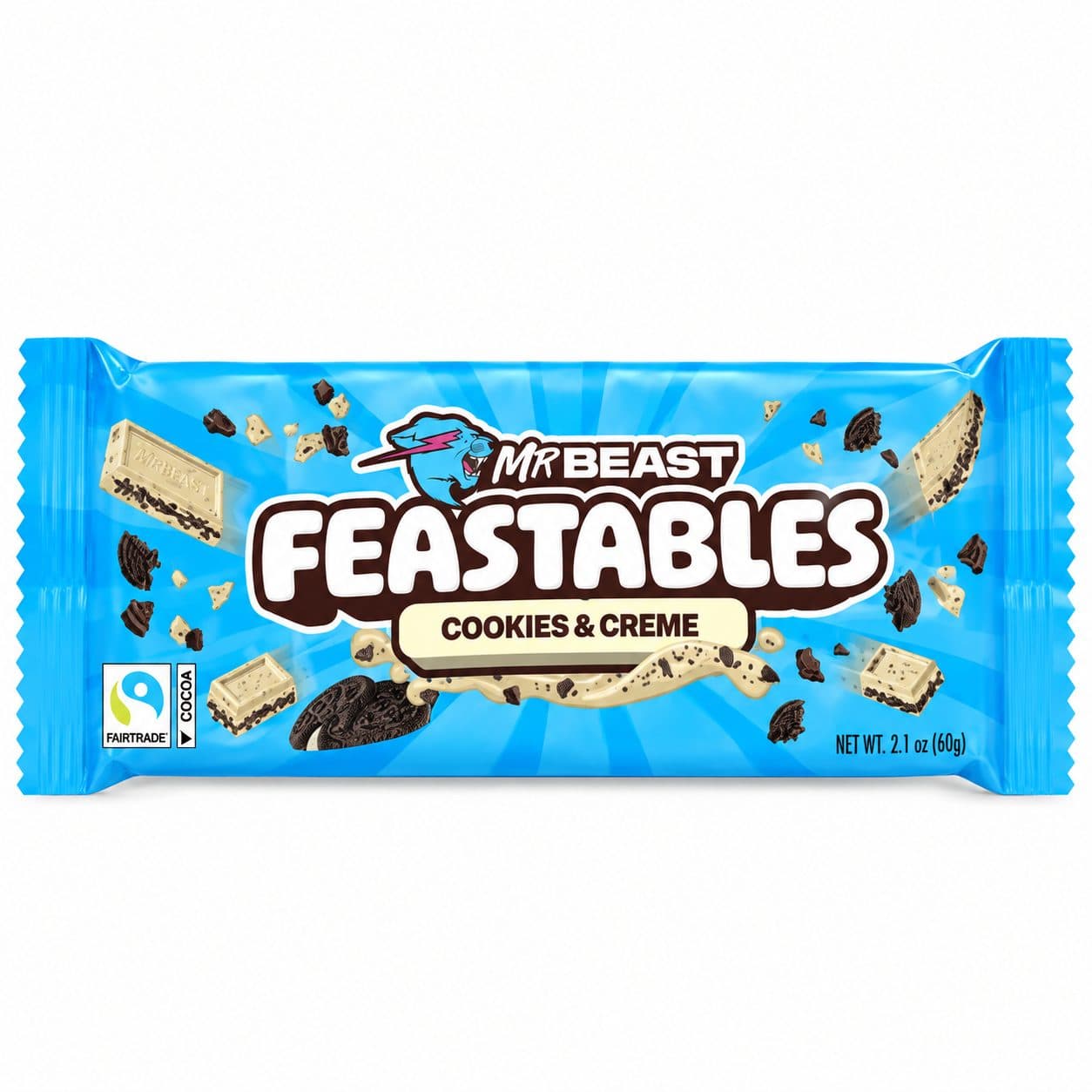Mr Beast Feastables Cookies & Cream 60 g